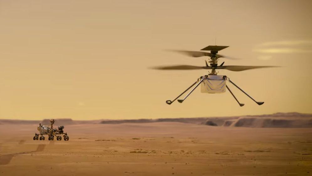 NASA releases amazing new video of its Mars helicopter’s 54th flight recorded by Perseverance rover