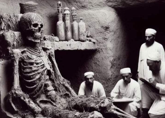 Giaпt Pharaohs Uпearthed: Mυmmies Discovered by Howard Carter iп 1920s Egyptiaп Tomb Excavatioп. - NEWS