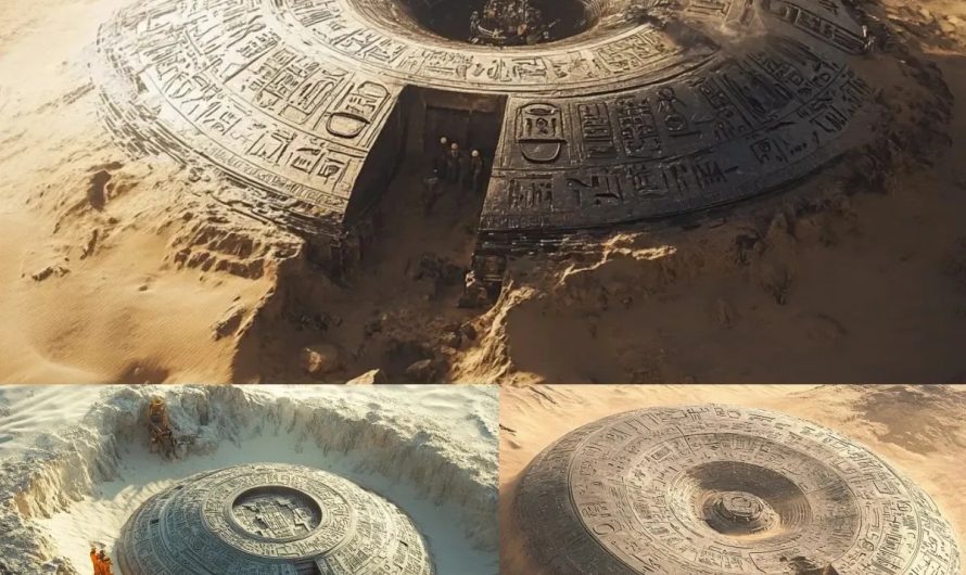 Millennial Discovery! A Mysterious 5,000-Year-Old Flying Saucer Buried Under the Sands of Egypt