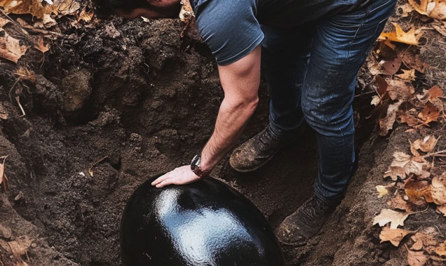 I Returned Early to Surprise My Husband Only to Find Him Burying a Large Black Egg in Our Garden – Its Mystery Brought Us Closer