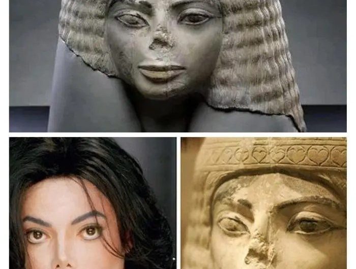 An ancient Egyptian bust sparks time travel theories due to its striking resemblance to Michael Jackson