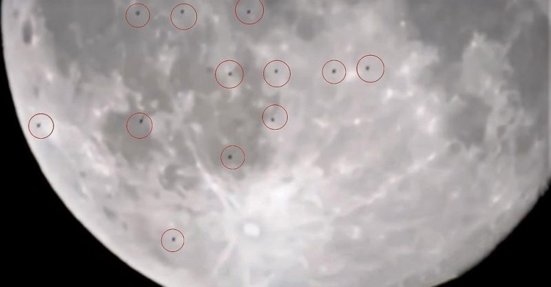 The Proof Is Out There: MYSTERIOUS UFOS SPOTTED ON MOON