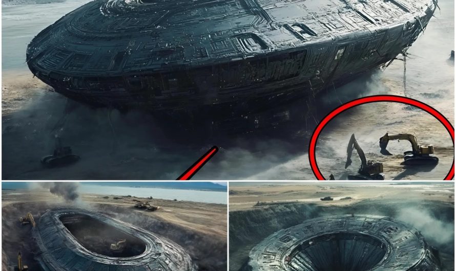 Stunning Revelation: Gigantic Spaceship Uncovered After Millennia Hidden Beneath the Earth!