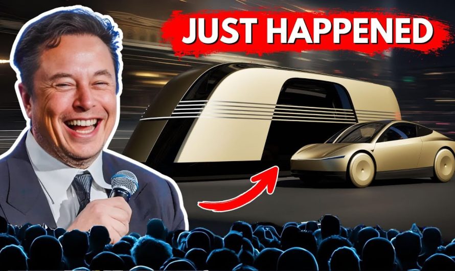 Elon Musk surprises the world: public presentation of robot taxis and vans: the future of transportation is here!