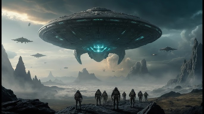 Helicopters Close In on UFO in Live Encounter