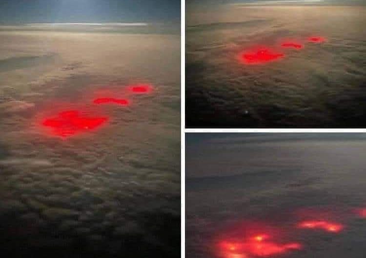 Pilot snaps cockpit picture of mysterious red glow in clouds over Atlantic Ocean that some likened to a ‘watergate’ portal to the Upside Down in Netflix’s Stranger Things