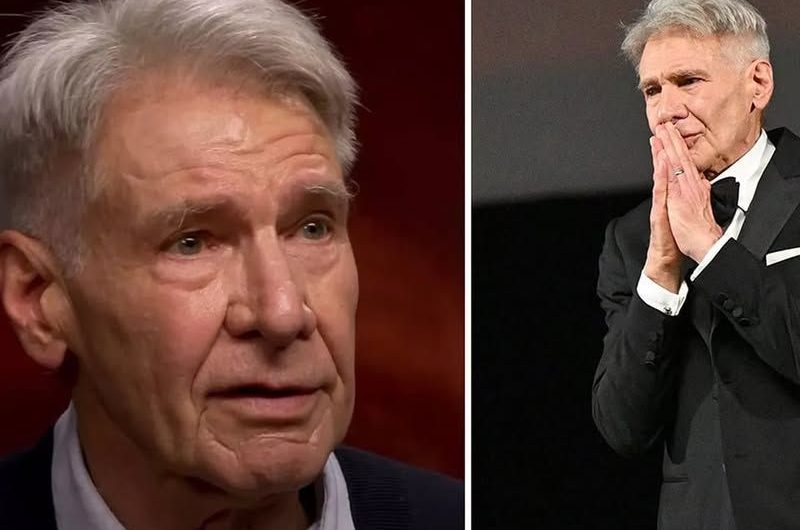Harrison Ford in tears as he’s told ‘you mean the world to us’ during standing ovation