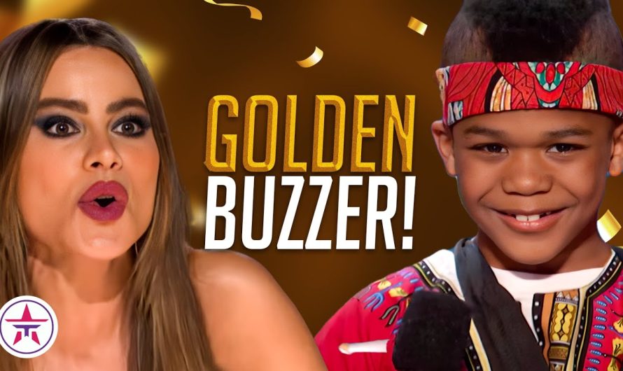 GOLDEN BUZZER! SHY 8-Year-Old Drummer SURPRISES The Judges!