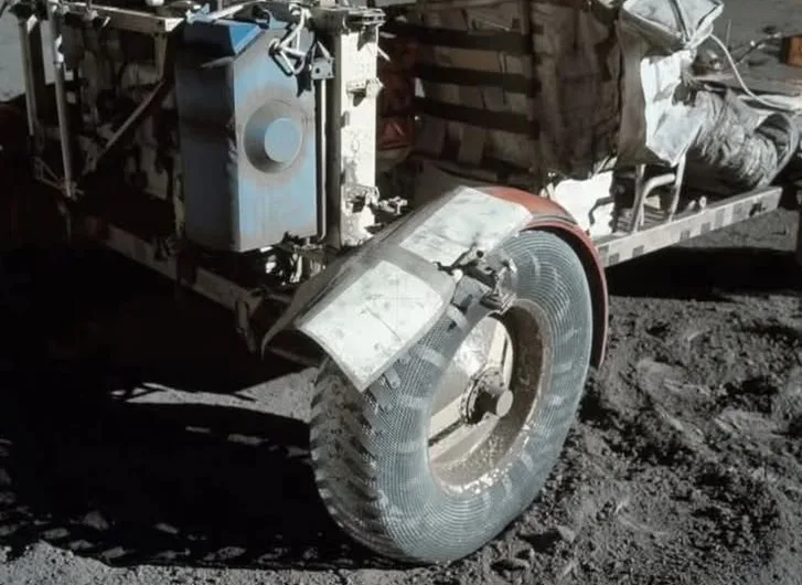 How Astronauts Fixed a Lunar Rover Fender with Maps and Tape on the Moon