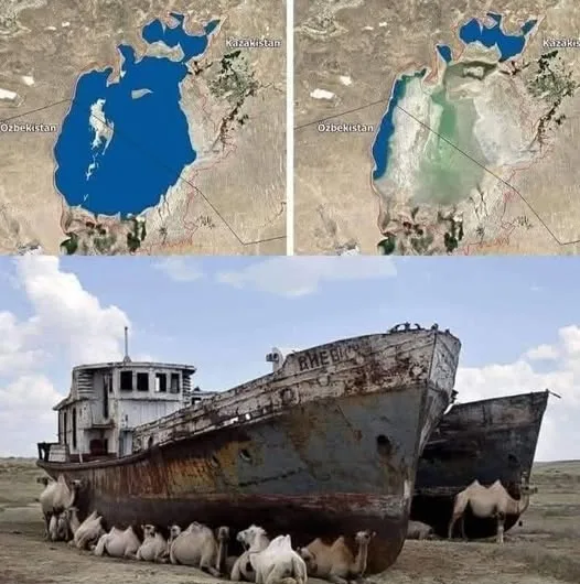The Tragedy of the Aral Sea — Once the 4th Largest Lake on Earth