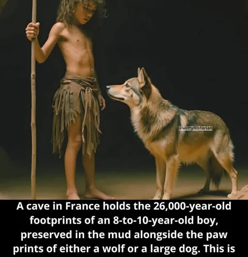 Footprints of Friendship: The Ancient Human-Canine Bond in Chauvet Cave