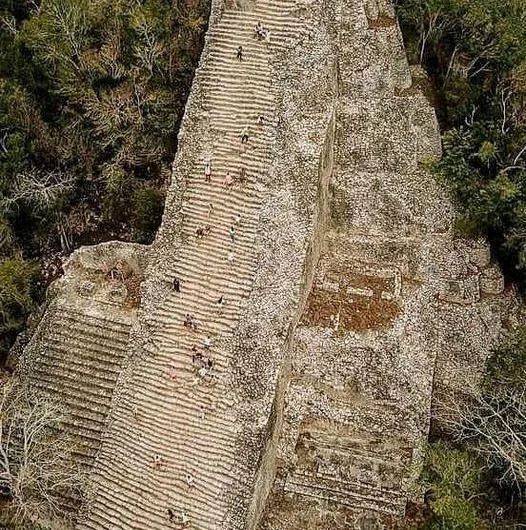 Nohoch Mul is the tallest pyramid in the ancient Mayan city of Coba, located in Mexico’s Yucatan Peninsula.