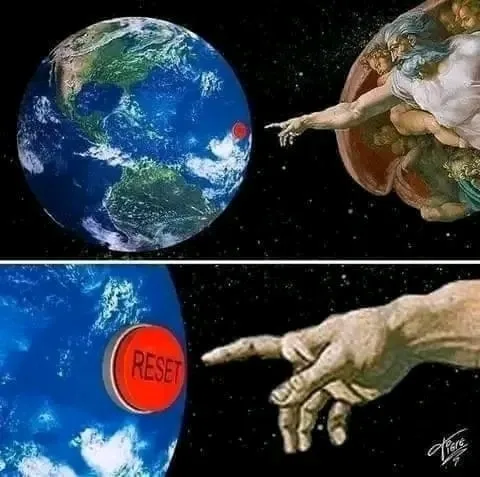 The Divine Reset: A Humorous Take on Earth’s Future