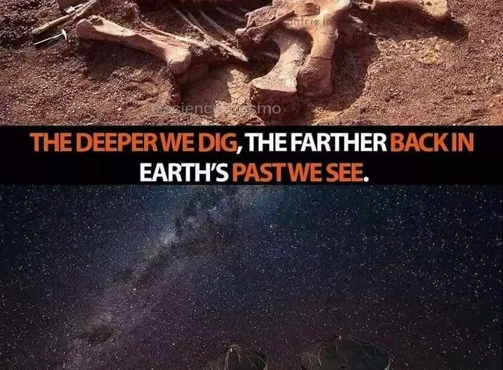 Unveiling the Past: Digging Earth and Gazing at the Stars