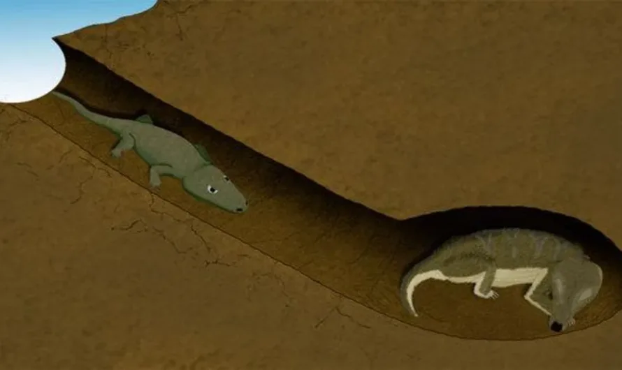 Strange bedfellows: Two creatures shared ancient burrow