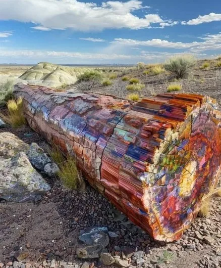 Unveiling the Petrified Tree Stumps of Petrified Forest National Park