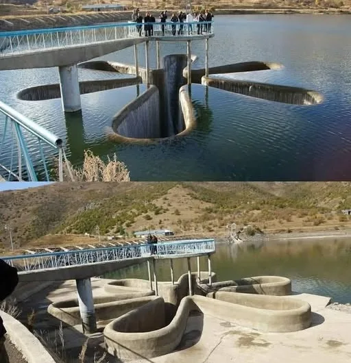 Kechut Reservoir’s Flower-Shaped Spillway: A Blend of Engineering and Enigma in Armenia