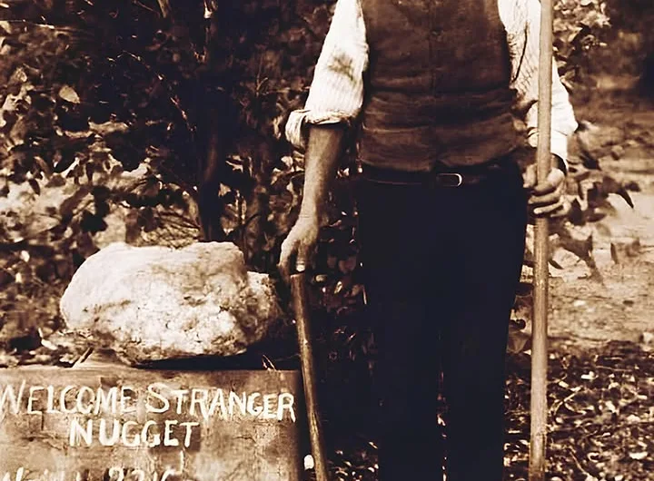 The Legend of the Welcome Stranger: A Gold Rush Icon