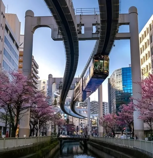 Catching the Flying Train in a Sakura Dream: Exploring the Chiba Urban Monorail