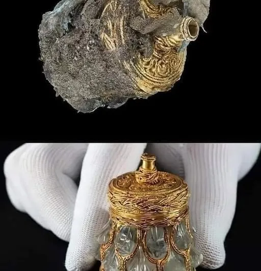 Ancient jar that may have been used to anoint Anglo-Saxon kings is found after 1,000 years underground in hoard of treasure ‘buried to hide it from Vikings’