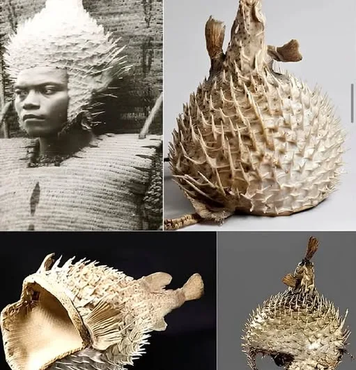 Spiky Sentinels of the South Pacific: Unveiling the Intimidating Power of Kiribati’s Hedgehog Fish Helmets