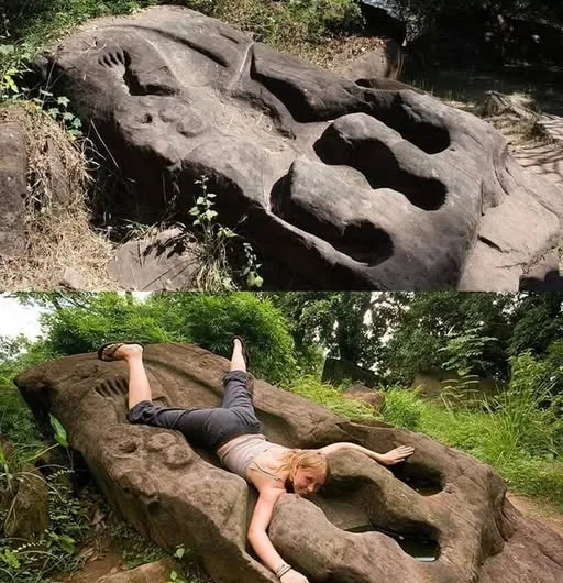 The Chilling Echoes of Vat Phou: Unveiling the Mystery of the Crocodile Stone