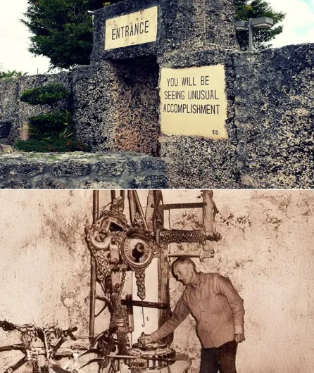 The Mystery Of Coral Castle, The 2.2-Million-Pound Monument Made By A Single Man