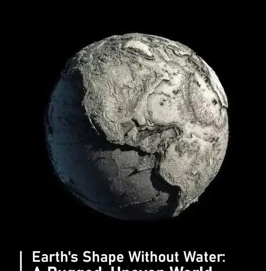 No, Earth Would NOT Look Like This Without Water