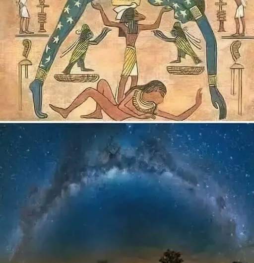 The Eternal Dance of Nut: A Cosmic Masterpiece from Ancient Egypt