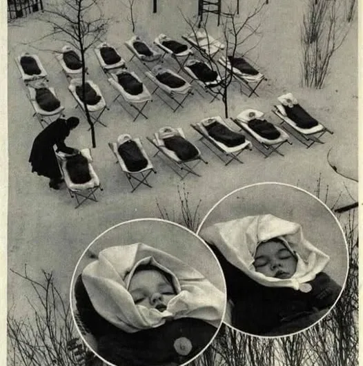 Dmitry Baltermants’ 1958 Photograph: Babies Napping in Moscow’s Frost