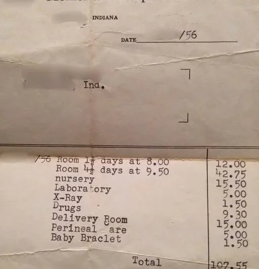 The Cost of Giving Birth: A Look Back at 1956 vs. Today