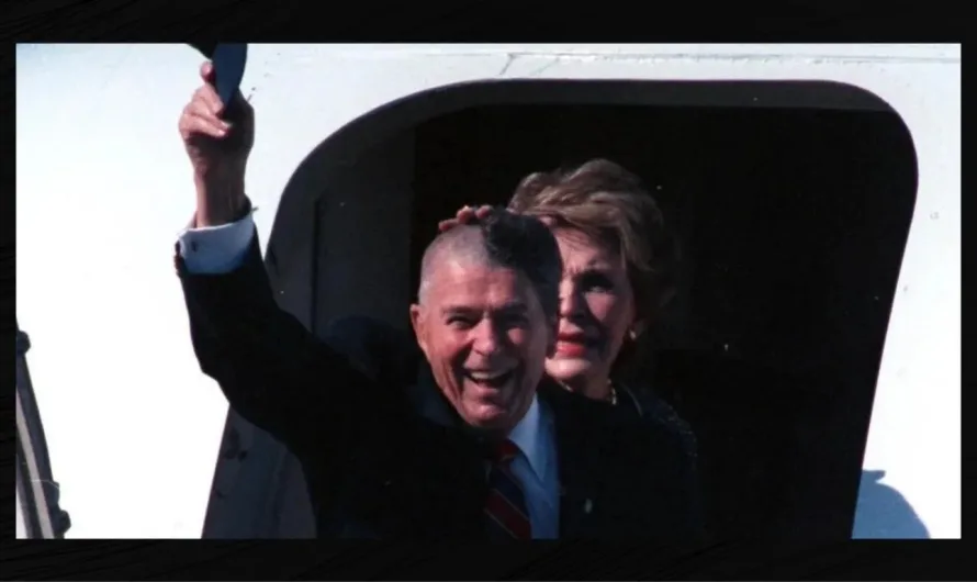 Yes, This Is Ronald Reagan with a Half-Shaved Head