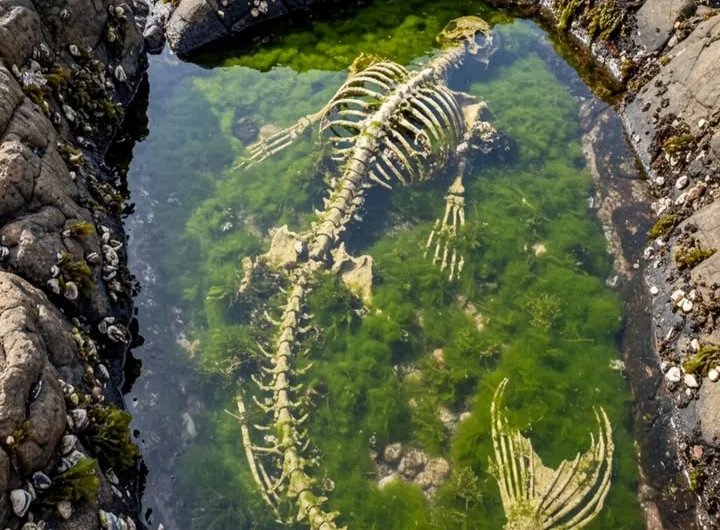 Mermaid Skeleton Discovered on Coastline? Experts Divided as Photos Spark Global Curiosity