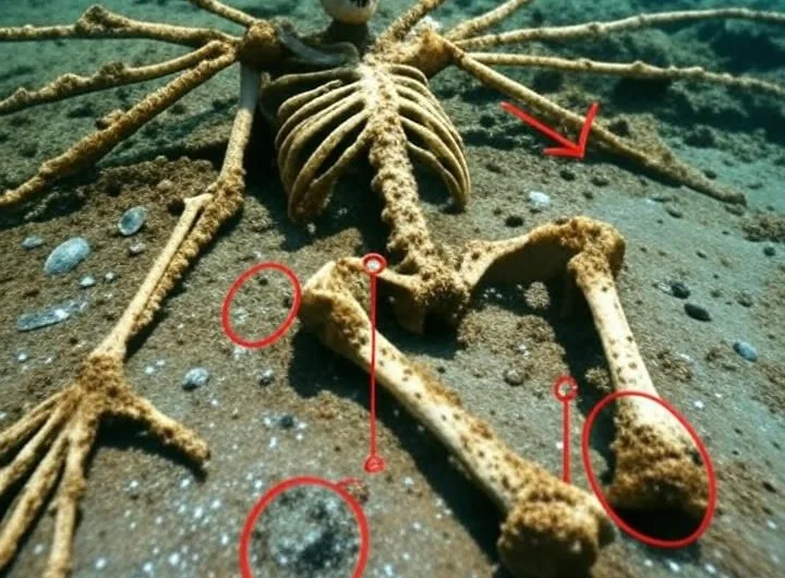 Squid-Like Skeleton in Aegean Sea Near Santorini: Mythic Hybrid or Hoax?