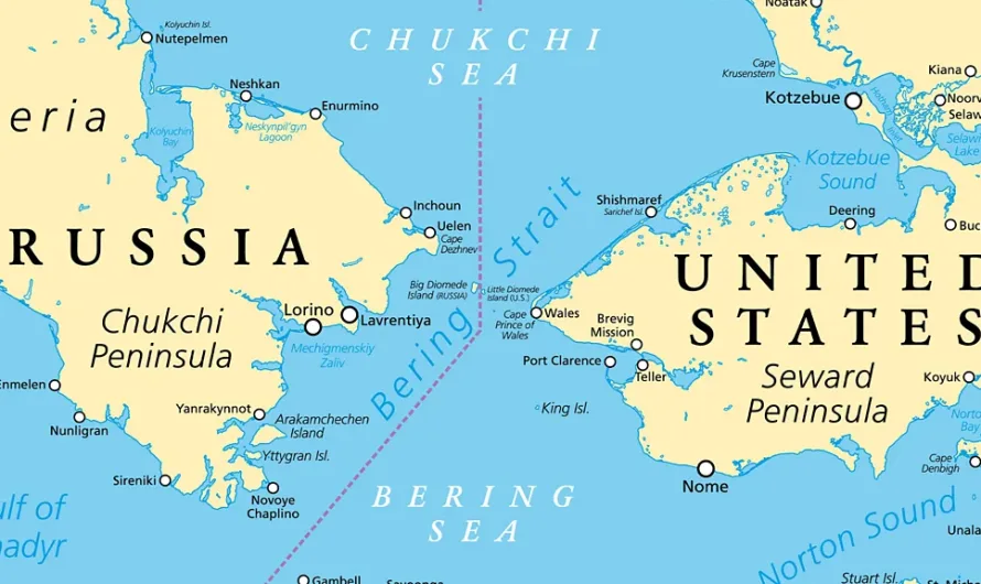 The US island where you can walk to Russia