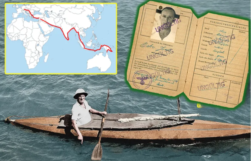 The German kayaker who aimed for Cyprus but landed in Australia